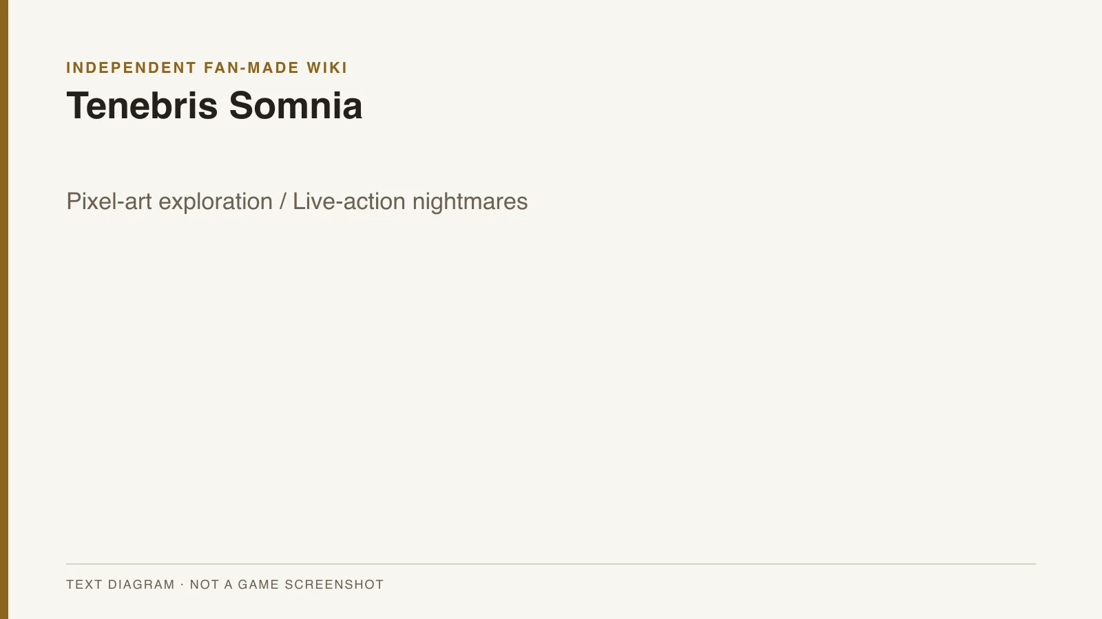 Tenebris Somnia original text title diagram